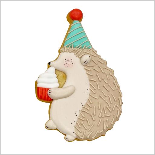 Galleta Erizo con Cupcake