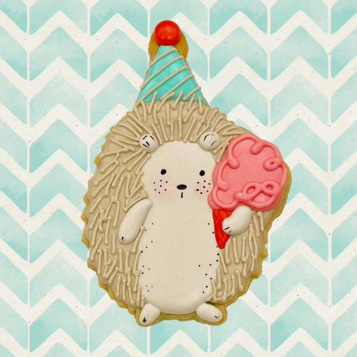 Galleta Erizo con Helado