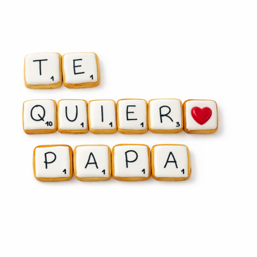 Galletas Scrabble Te Quiero Papá