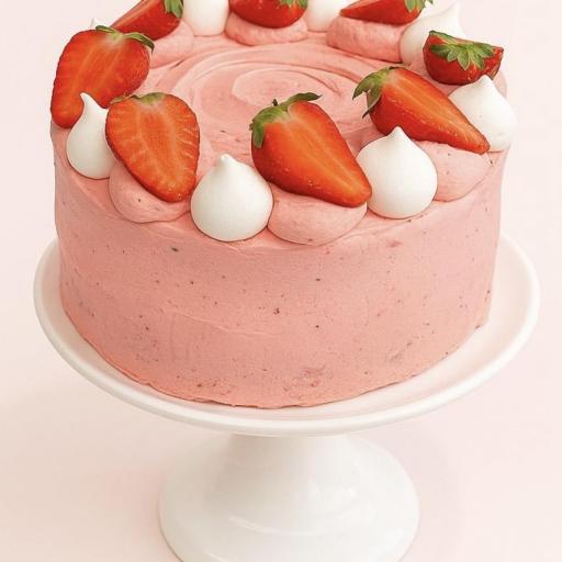 Tarta Mousse de Fresas (2 tamaños)