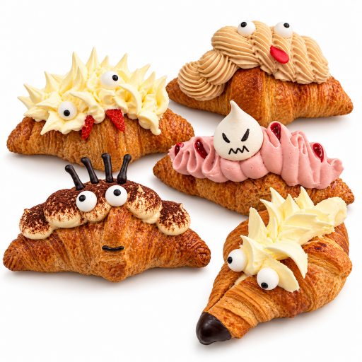 6 croissants de Halloween