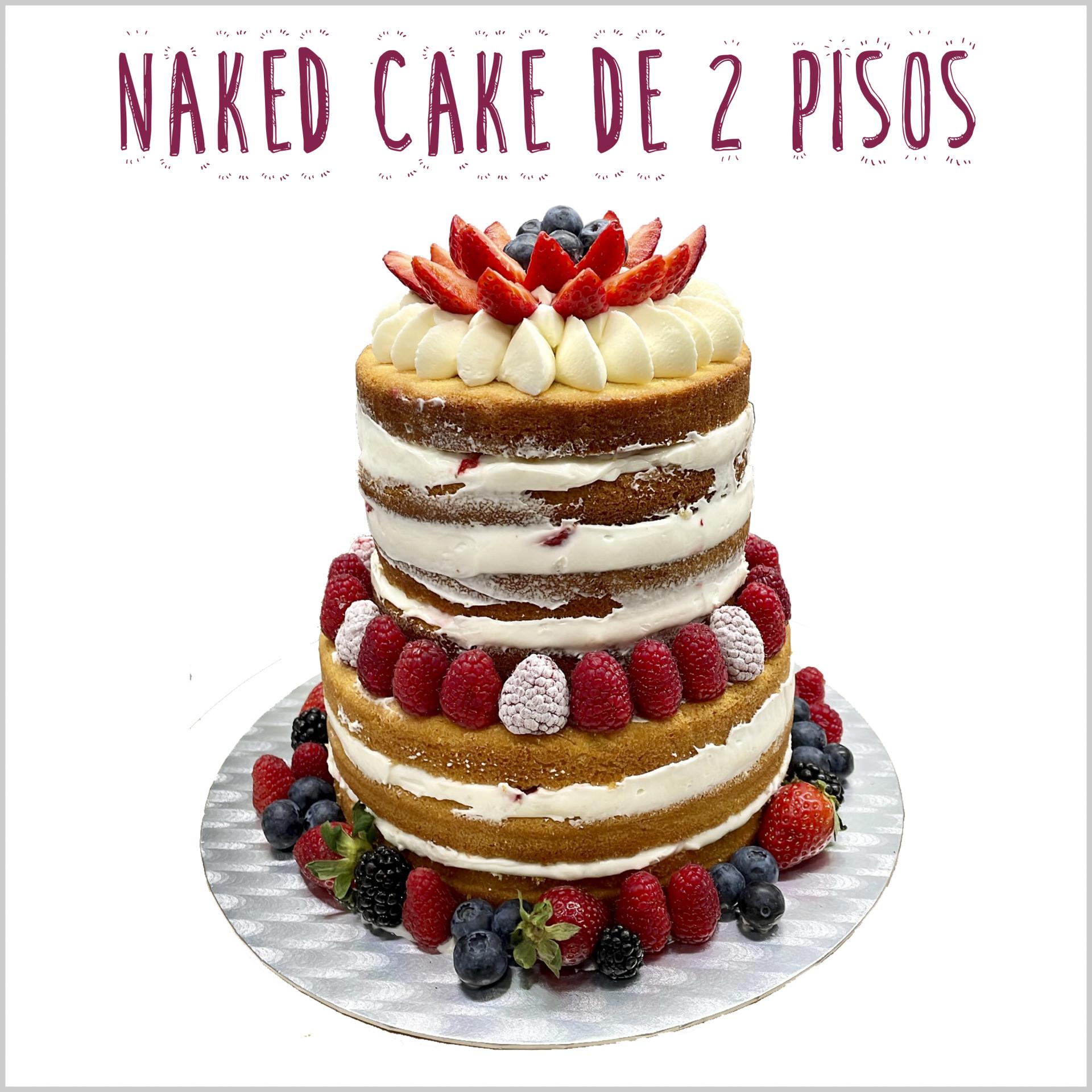 Naked Cake de 2 Pisos