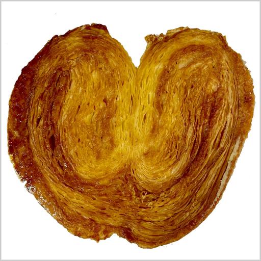 Palmera de Hojaldre con Naranja