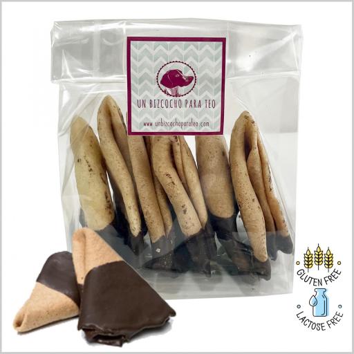 Abanicos de Chocolate Sin Gluten