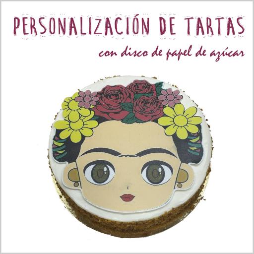 Personalización de Tarta con Disco de papel de azúcar [2]