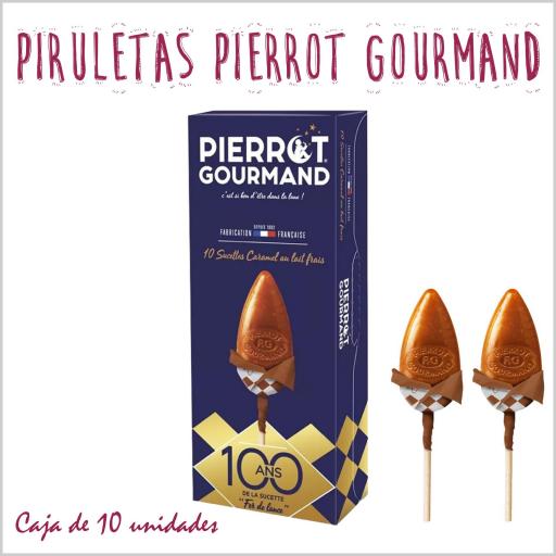 Caja de 10 piruletas Pierrot Gourmand