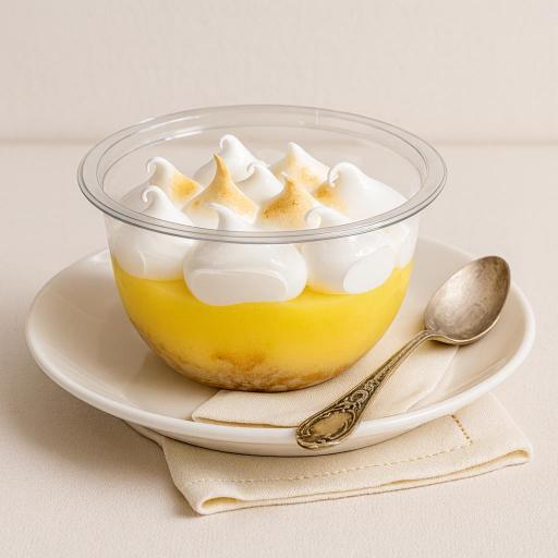 Postre de limón y merengue