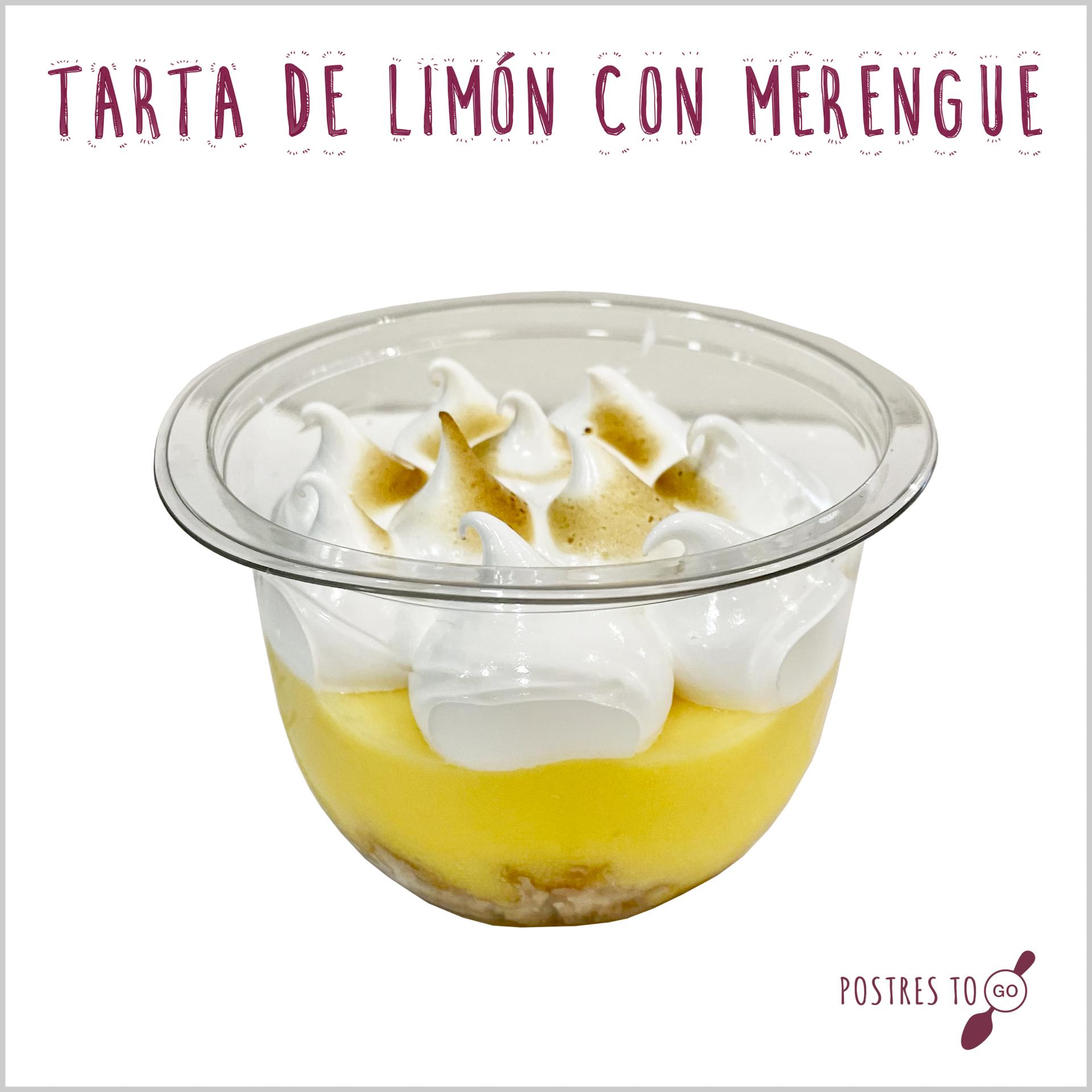 Tarta de limón con merengue 