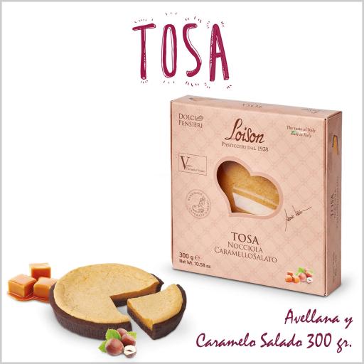 TOSA Avellana y Caramelo Salado 300 gr.