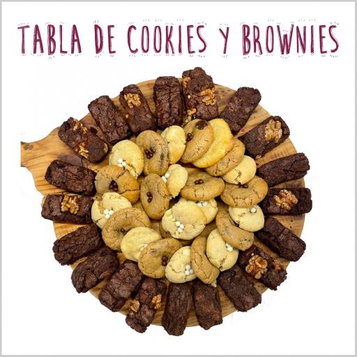 Tabla de Cookies y Brownies Redonda