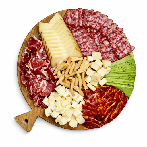 Tabla de Fiambres y Quesos Redonda