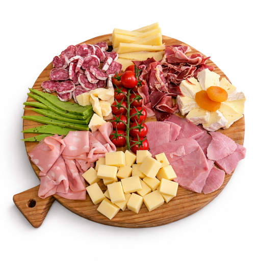 Tabla de Fiambres y Quesos Redonda