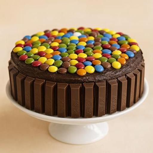 Tarta de Kit Kat & Lacasitos