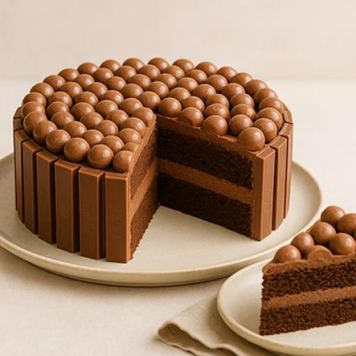 Tarta de Kit Kat & Maltesers