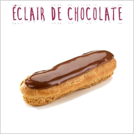 Éclair de chocolate