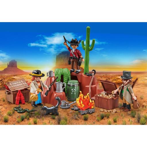PLAYMOBIL 1023 SHERIFF ESCONDITE DE LOS BANDIDOS OESTE WESTERN [0]