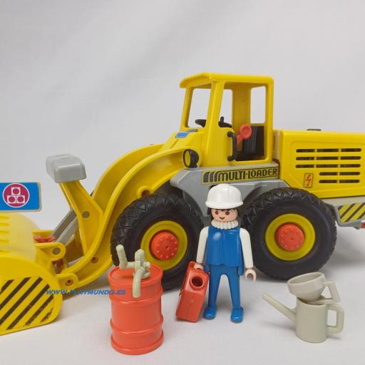 PLAYMOBIL 3458 EXCAVADORA PALA (AÑO 1985 - 1999) [0]