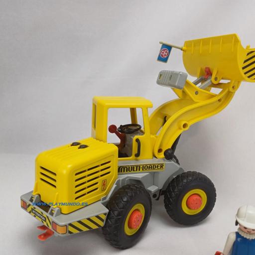 PLAYMOBIL 3458 EXCAVADORA PALA (AÑO 1985 - 1999) [4]