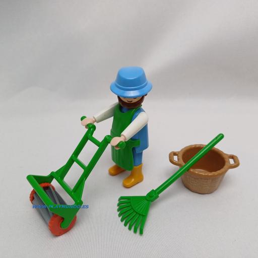 PLAYMOBIL 3752 JARDINERO CON CORTACESPED (AÑO 1993 - 1997) [1]