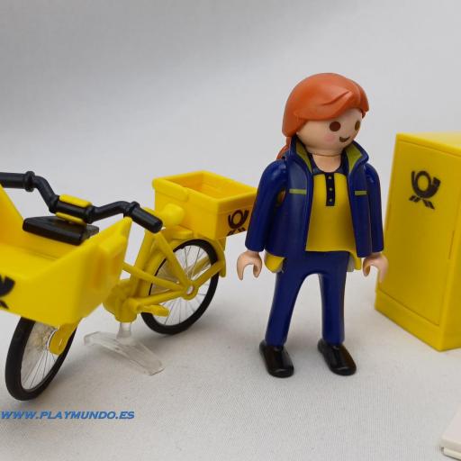 PLAYMOBIL 4403 SERVICIO POSTAL CORREOS CARTEROS (AÑO 2004 -2008)  [2]