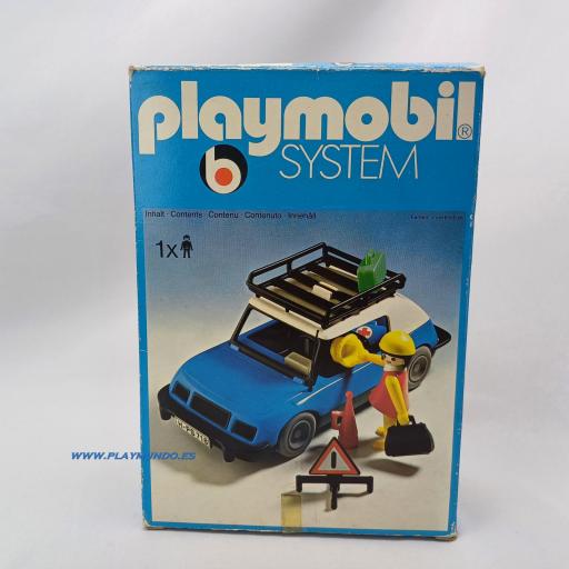 PLAYMOBIL 3210 TURISMO COCHE AZUL (AÑO 1980 - 1985 VERSION 2) [5]