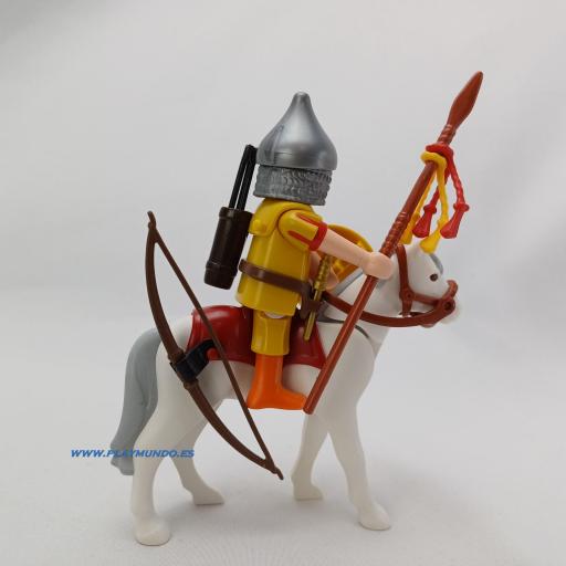PLAYMOBIL 4926 GUERRERO MONGOL CON CABALLO (AÑO 2010) [2]