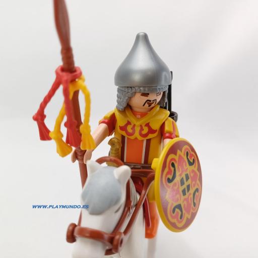PLAYMOBIL 4926 GUERRERO MONGOL CON CABALLO (AÑO 2010) [1]