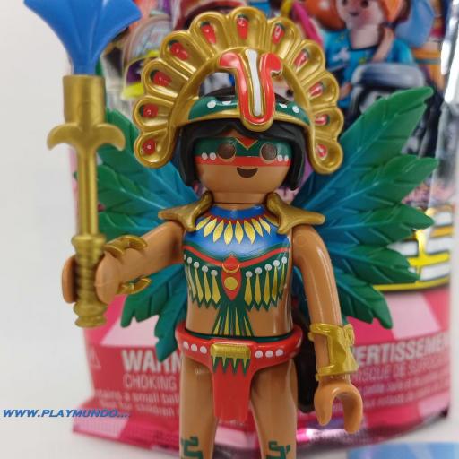 PLAYMOBIL SERIE 25 CHICAS CHICA AZTECA MAYA BAILARINA [1]