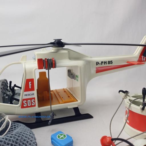 PLAYMOBIL 3789 HELICOPTERO DE RESCATE (AÑO 1987 - 1995) [5]