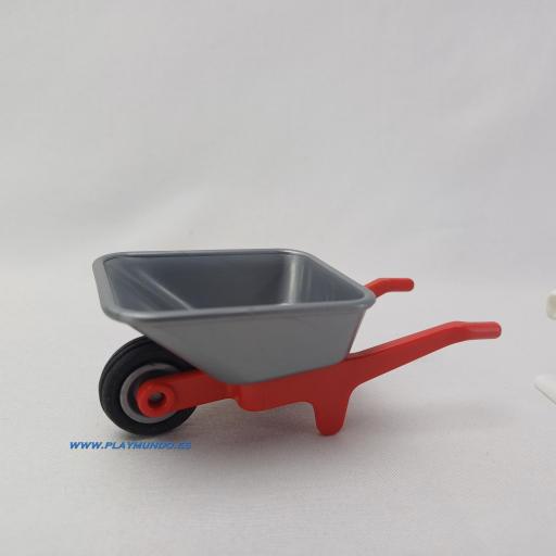 PLAYMOBIL CARRETILLA GRIS ROJA MOD9 [1]