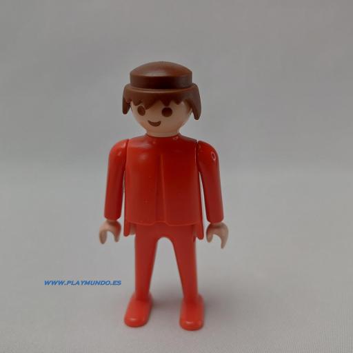 PLAYMOBIL  MUÑECO CLICK ROJO CASTAÑO