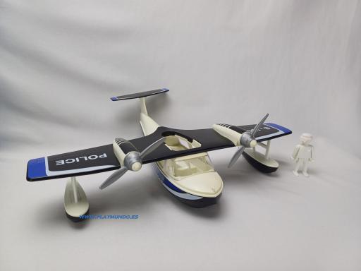 PLAYMOBIL HIDROAVION AVION DE POLICIA [4]