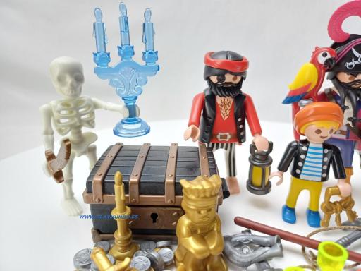 PLAYMOBIL 3939 PIRATAS CON TESORO (2000- 2007) [2]