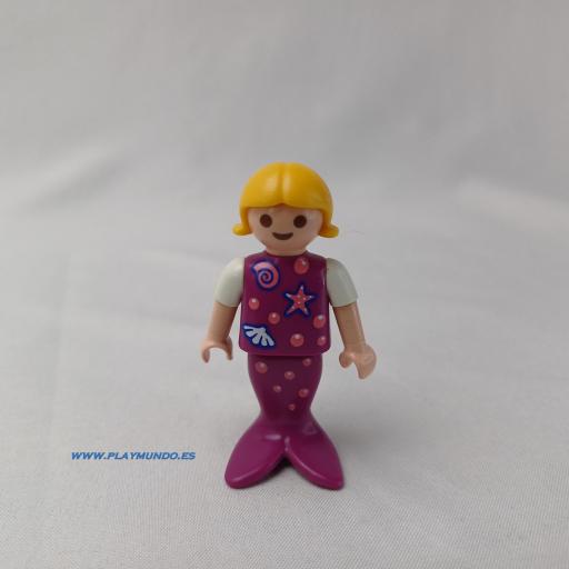 PLAYMOBIL NIÑA SIRENA MUÑECO CLICK  MOD02339 [0]