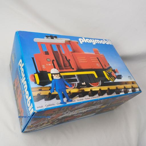 PLAYMOBIL 4050 LOCOMOTORA DIESEL TREN FERROCARRIL  (1980 - 1994) [5]