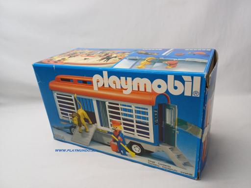 PLAYMOBIL 3514 REMOLQUE DEL CIRCO CON LEON Y DOMADOR (AÑO 1979 - 1984) [4]