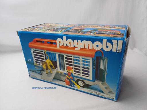 PLAYMOBIL 3514 REMOLQUE DEL CIRCO CON LEON Y DOMADOR (AÑO 1979 - 1984) [5]