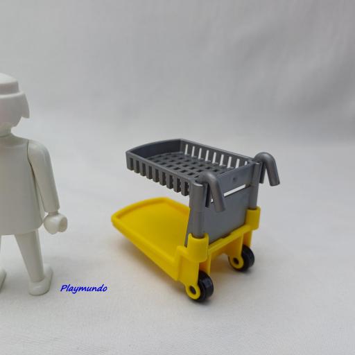 PLAYMOBIL CARRITO DE LA COMPRA , ESTACION  [1]