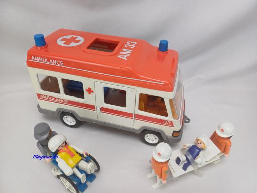 PLAYMOBIL 3456 AMBULANCIA (V3 AÑO 1989 - 2000) [3]