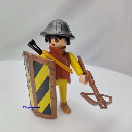 PLAYMOBIL 3651  CABALLERO BALLESTERO MEDIEVAL (AÑO 1993) [1]