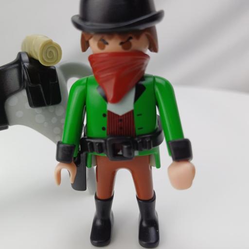 PLAYMOBIL VAQUERO FORAJIDO BANDIDO DE LA REF. 3815 [3]