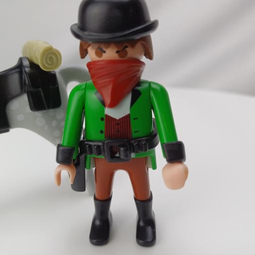 PLAYMOBIL VAQUERO FORAJIDO BANDIDO DE LA REF. 3815 [4]