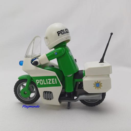 PLAYMOBIL 3983 POLICIA CON MOTO ALEMANA (AÑO 1998 -2008) [2]