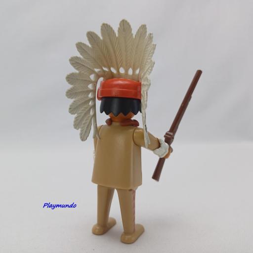 PLAYMOBIL MUÑECO CLICK  INDIO WESTERN MOD020 [1]