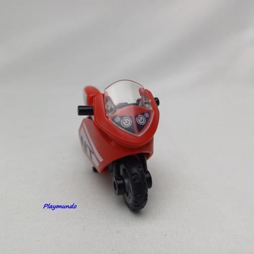 PLAYMOBIL MOTO INFANTIL ROJA [2]