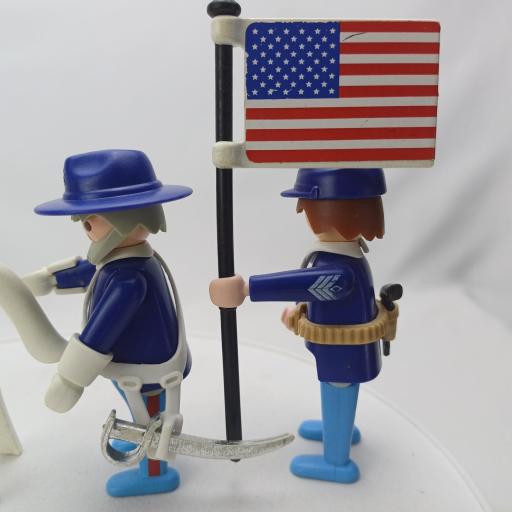 PLAYMOBIL 3306 GENERAL Y SOLDADO NORDISTAS (AÑO 1987 - 1992) [1]