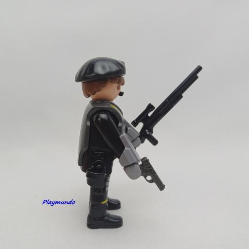 PLAYMOBIL MUÑECO CLICK  POLICIA AGENTE MOD477 [1]