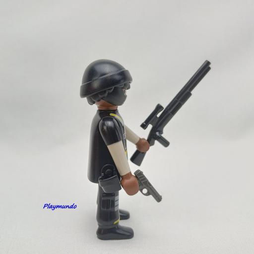 PLAYMOBIL MUÑECO CLICK  POLICIA AGENTE MOD478 [1]