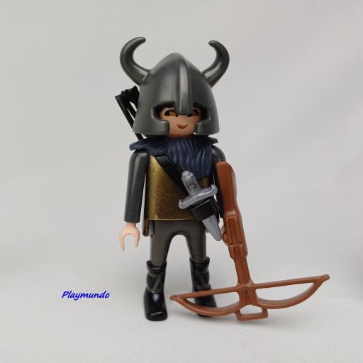 PLAYMOBIL MUÑECO CLICK GUERRERO CABALLERO MEDIEVAL MOD 0875