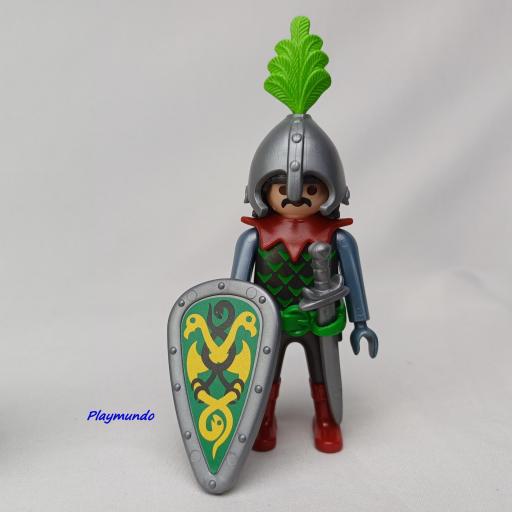 PLAYMOBIL GUERRERO CABALLERO MEDIEVAL MUÑECO CLICK  MOD0984